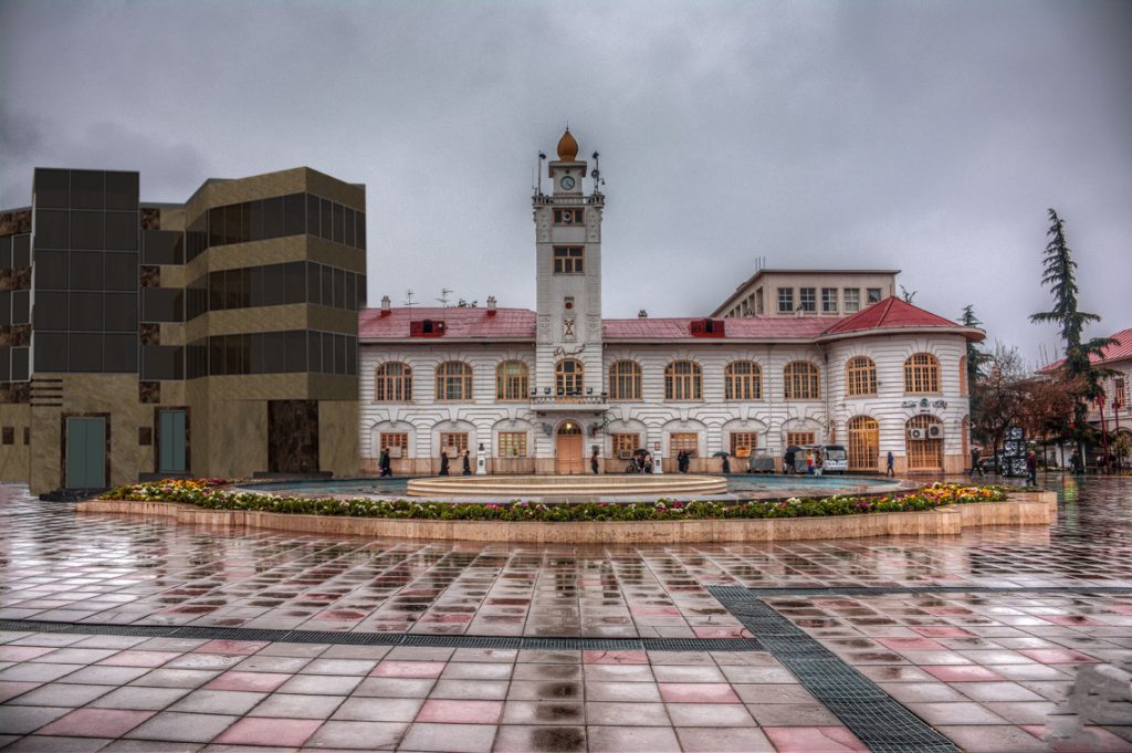 مقر تازه جنگل در میدان شهردرای رشت